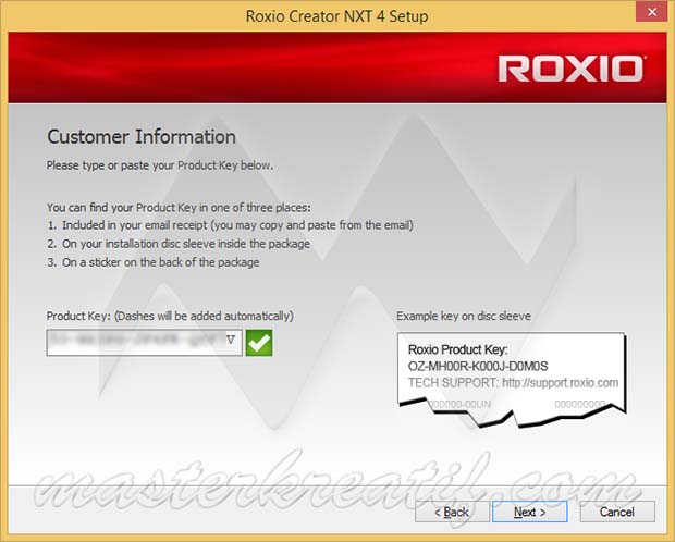 roxio creator nxt pro 5 serial key